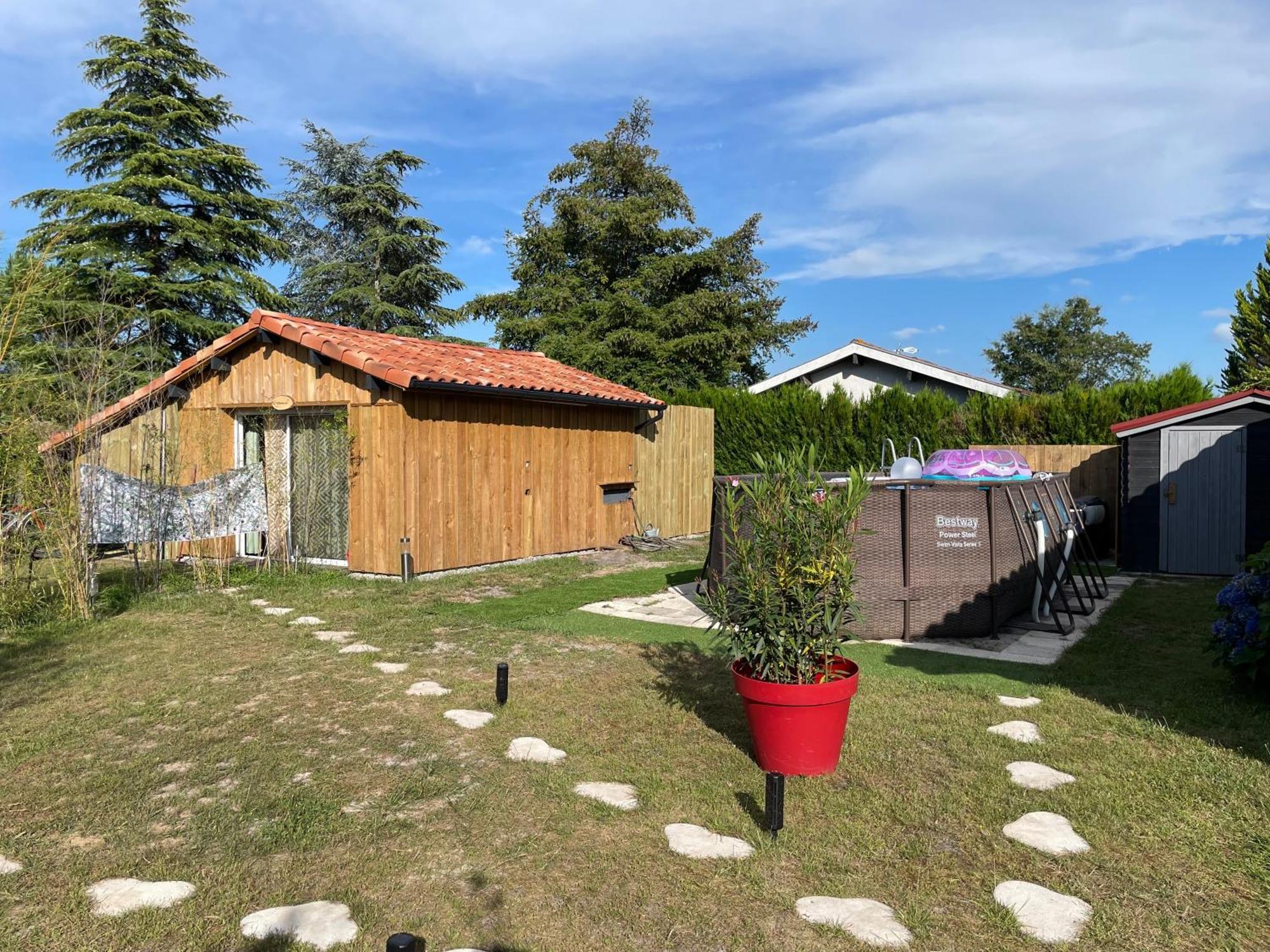 « Aux Bonheurs Landais » Linxe Exterior foto